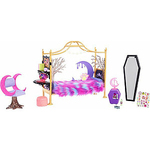 Mattel Monster High Room Clawdeen Wolf baldų lova HHK64