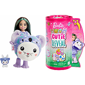 Barbie Mattel Cutie Reveal Doll Chelsea Koala Bunny serijos gyvūnų kostiumai HRK31