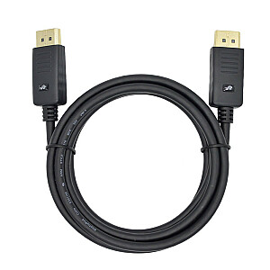 Кабель DisplayPort M/M, 1,8 м, черный