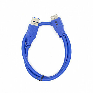 Kabelis TB USB 3.0-Micro, 1 m, mėlynas