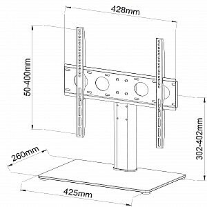 Мини-столик/подставка + крепление для телевизора 32-55 дюймов, 40 кг SD-33