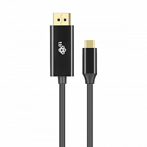 USB C — кабель Displayport, 2 м, черный