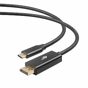 USB C — кабель Displayport, 2 м, черный