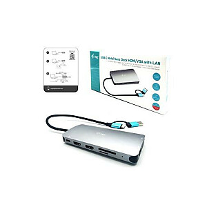 I-TEC USB 3.0 3X LCD NANO DOCK/USB 3.0 USB-C/TB3 LAN PD 100 Вт