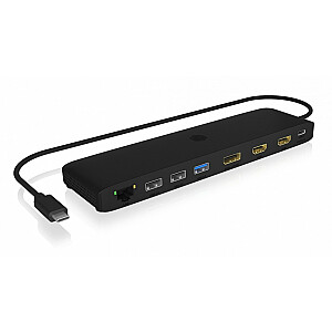 IB-DK2116-C Док-станция 12 в 1, HDMI, DP, LAN, USB