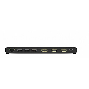 IB-DK2116-C Док-станция 12 в 1, HDMI, DP, LAN, USB