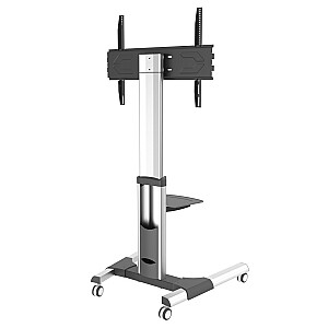 Mobilus stovas LCD/LED 50-92 colių, 70 kg, su lentyna