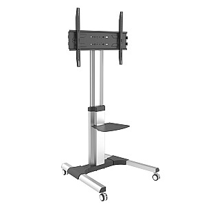 Mobilus stovas LCD/LED 50-92 colių, 70 kg, su lentyna