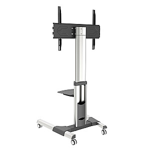 Mobilus stovas LCD/LED 50-92 colių, 70 kg, su lentyna