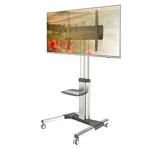 Mobilus stovas LCD/LED 50-92 colių, 70 kg, su lentyna