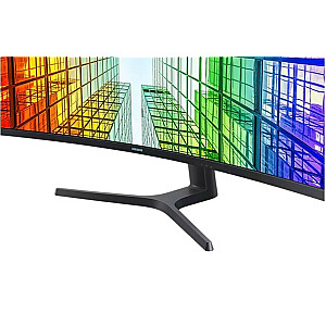 49 colių monitorius LS49C950UAUXEN VA 5120x1440 DQHD 32:9 2xHDMI 1xUSB-C (90W) 1xDP 3xUSB 3.0 LAN (RJ45) TURI 4ms lenktus garsiakalbius 3 metus vietoje