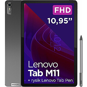 Lenovo Tab M11 Tablet 10,95 colio 4/128 GB 4G Luna Grey (ZADB0018PL)
