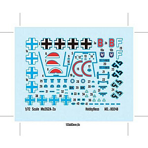 Plastikinis modelis Me262A-2a