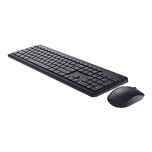 Dell KM3322W klaviatūros ir pelės rinkinys belaidė ukrainietiška juoda skaitmeninė klaviatūra