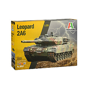 Plastikinis Leopard 2A6 bako modelis.