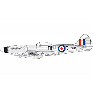 Plastikinis Supermarine Spitfire XIV modelis.