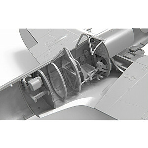 Plastikinis Supermarine Spitfire XIV modelis.