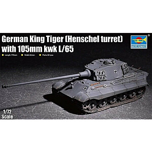 105 mm kWh King Tiger plastikinio modelio rinkinys (Henschel Turret)
