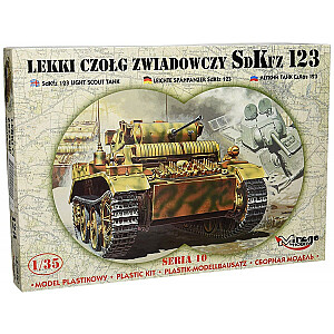 SDKFZ 123 lengvojo žvalgybos bako modelio rinkinys