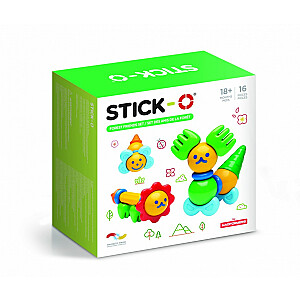 Stick-O blokai miško draugams 16 elementų