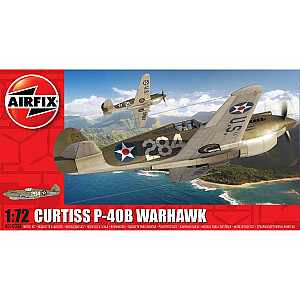 Curtiss P-40B Warhawk modelio rinkinys