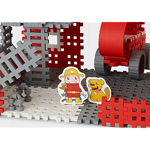 Мини-вафельные кубики — набор пожарных, большой блистер