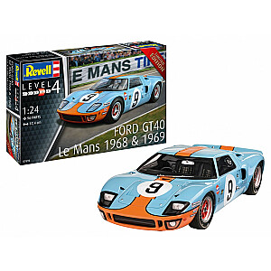 Plastikinio modelio automobilis 1/24 Ford GT 40 Le Mans 1968m.