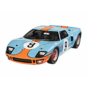 Пластиковая модель автомобиля 1/24 Ford GT 40 Le Mans 1968 года.