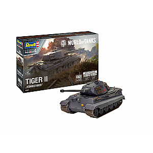 Plastikinis Tiger II Ausf bako modelis. B Koenigstiger Tankų pasaulis