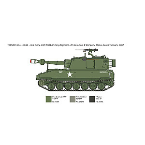 Plastikinis modelis M-109/A2-A3-G 1/35