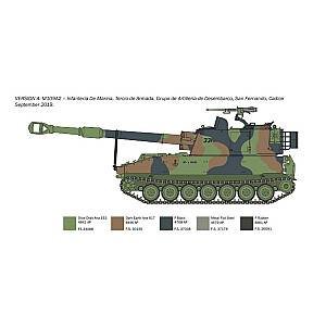 Plastikinis modelis M-109/A2-A3-G 1/35