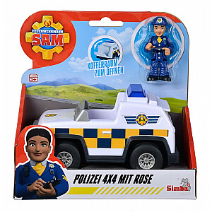 Mini policijos džipas Fireman Sam 4x4