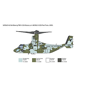 Plastikinis modelis B-22A Osprey 1/72