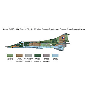 Plastikinis modelis MiG-27/MiG-23BN Flogger 1/48