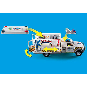 Miesto figūrų rinkinys 70936 Greitosios pagalbos automobilis: JAV greitosios pagalbos automobilis