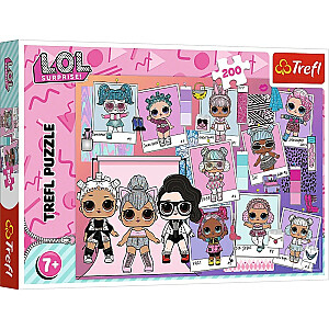 Пазл 200 деталей L.O.L Surprise Lovely Dolls