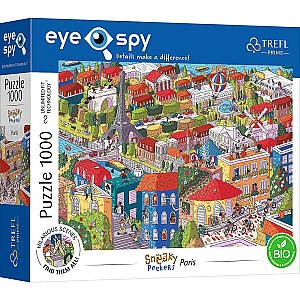 1000 dalių dėlionė UFT Eye-Spy Sneaky Peekers Paris France