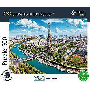 Dėlionė 500 vienetų UFT Vaizdas į Paryžiaus miestą, Prancūzija