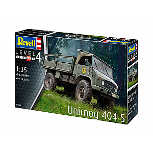 Пластиковая модель автомобиля UNIMOG 404 S 1/35