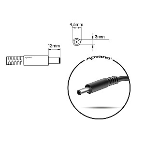 Зарядное устройство для ноутбука mitsu 19v 4.74a (4.5x3.0 pin) - asus 90W