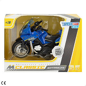 Металлический мотоцикл с пластм. элементами, инерция разные 12 см CB47482