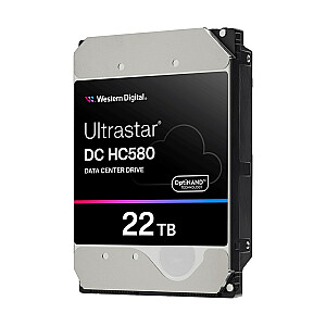 Serverio kietasis diskas Western Digital Ultrastar DC HC580 WUH722422ALE6L4 (22 TB; 3,5 colio; SATA III)