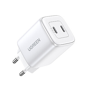 Quick charger GaN 2 x USB-C 45W QC PD Ugreen CD294 - white