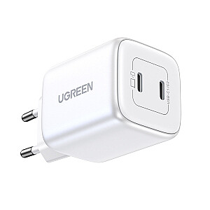 Quick charger GaN 2 x USB-C 45W QC PD Ugreen CD294 - white