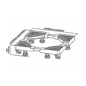 Universalus mobilus stovas MC-855