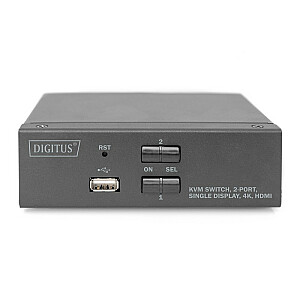 DIGITUS KVM Switch 2x1 HDMI 2-Port