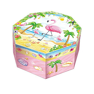 Pecoware aštuonkampė muzikos dėžutė - Flamingo