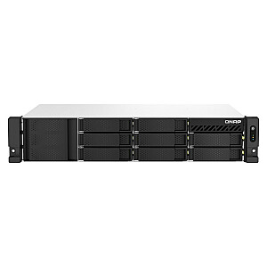 NAS serveris TS-873AeU-RP-4G, 8 skyriai, AMD Ryzen V1500B, 2U