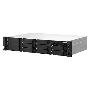 NAS serveris TS-873AeU-RP-4G, 8 skyriai, AMD Ryzen V1500B, 2U