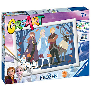 CreArt spalvinimo puslapis vaikams „Frozen: Best Friends“